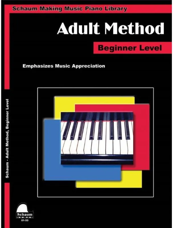 Novinka Schaum Adult Method - Beginner Level (noty na klavír)