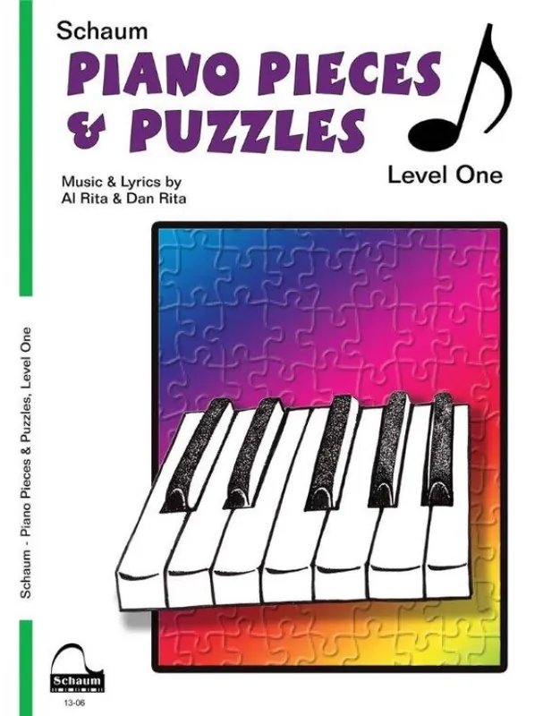 Rychlé Dodání Schaum Piano Pieces & Puzzles - Level 1 (noty na klavír)