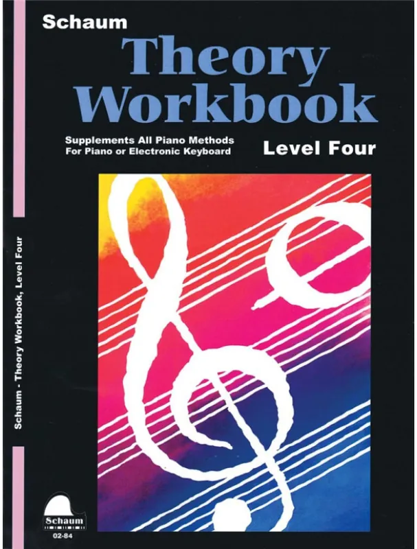 Omezená Nabídka Schaum Theory Workbook - Level 4 (noty na klavír)