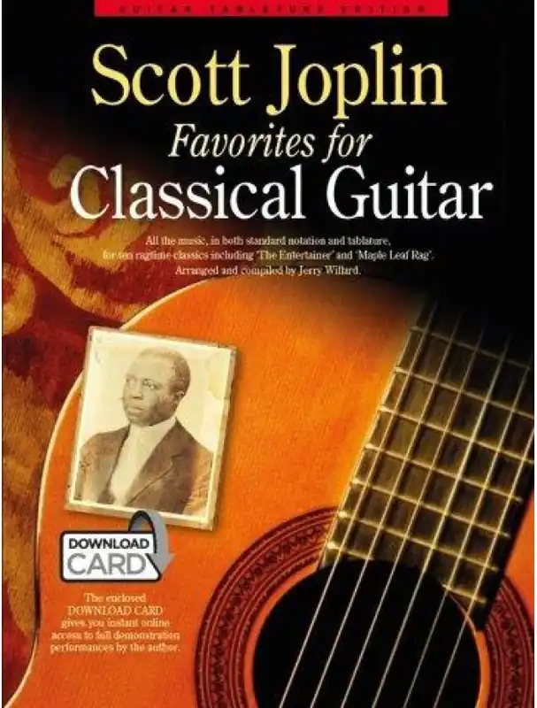 Originální Scott Joplin Favorites For Classical Guitar (noty, tabulatury na kytaru)