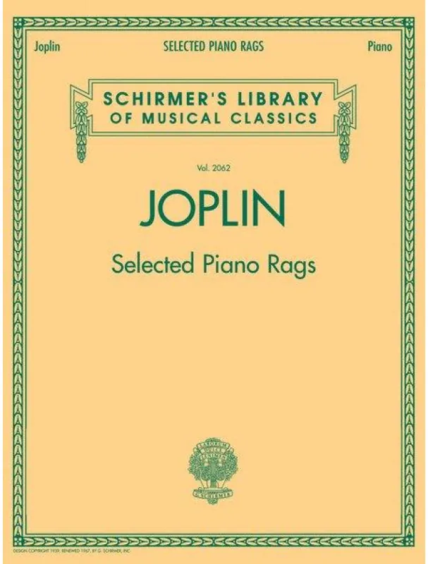 Vysoce Kvalitní Scott Joplin Selected Piano Rags (noty na klavír)