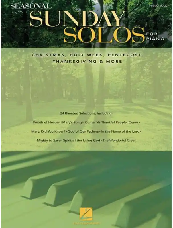Omezená Nabídka Seasonal Sunday Solos for Piano (noty na klavír)
