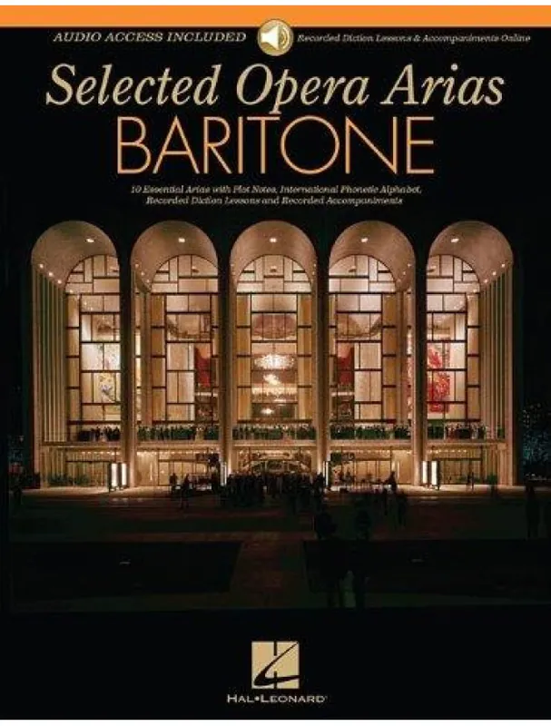 Selected Opera Arias Baritone Edition (noty na zpěv, klavír) (+audio) Pouze Dnes