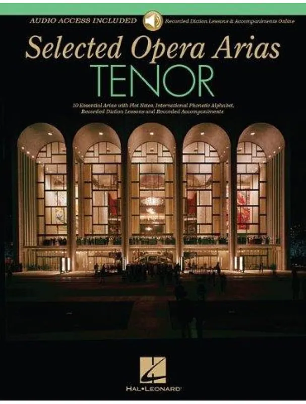 Selected Opera Arias Tenor Edition (noty na zpěv, klavír) (+audio) Akce