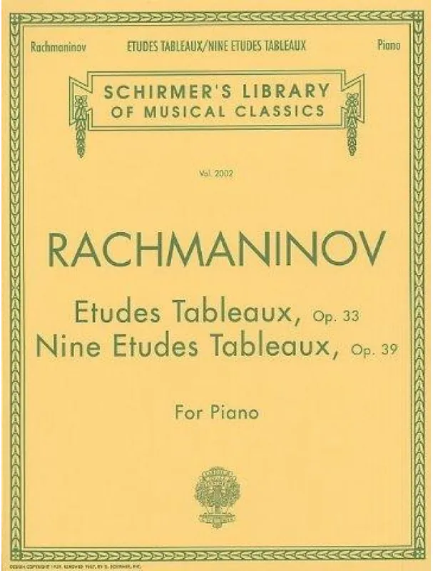 Sergei Rachmaninov Etudes Tableaux Op.33 And Nine Etudes Tableaux Op.39 (noty na sólo klavír) Cenová Bomba