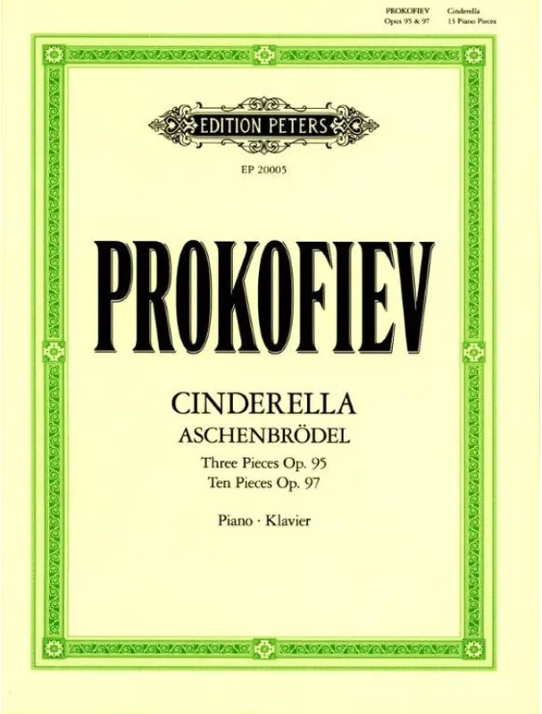 Kup Teď Sergej Prokofjev Thirteen Pieces from Cinderella (noty na klavír)