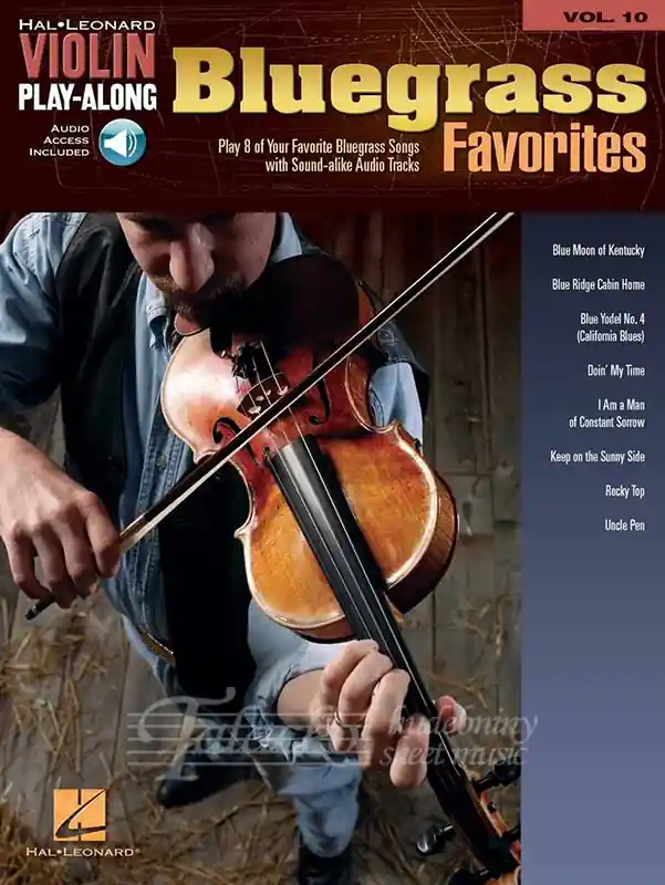Oblíbený Hal Leonard Violin Play-Along Vol. 10 Bluegrass Favorites + Audio Online