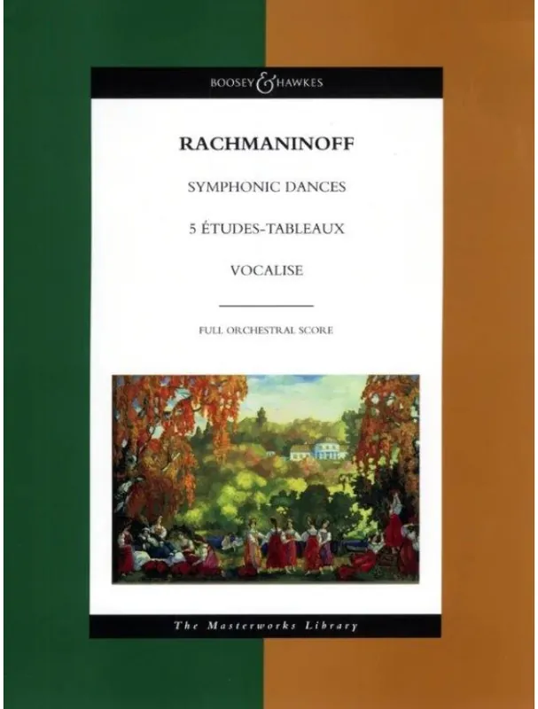 Sergej Rachmaninov Symphonic Dances/5 Etudes Tableaux/Vocalise (noty, partitura) Expresní Doručení