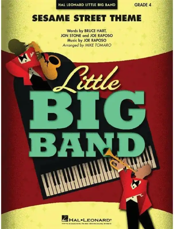 Sesame Street Theme (noty pro malý big band, party, partitura) Cenově Výhodný