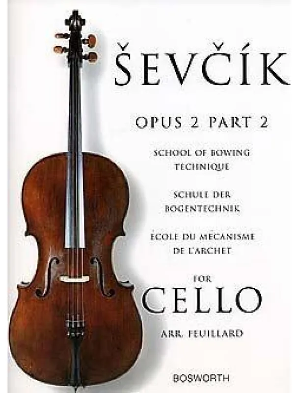 Ševčík Cello Studies School Of Bowing Technique Part 2 (noty na violoncello) Víkendová Akce