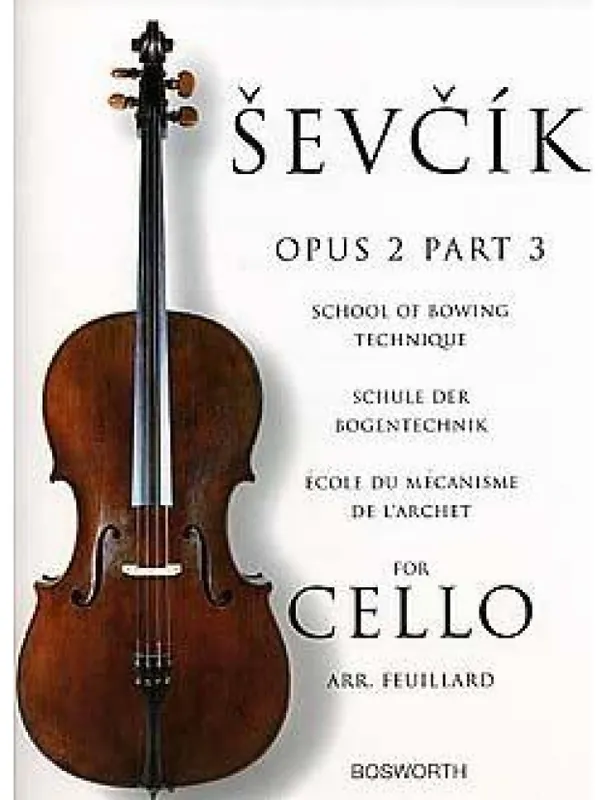 Sezónní Sleva Ševčík Cello Studies School Of Bowing Technique Part 3 (noty na violoncello)