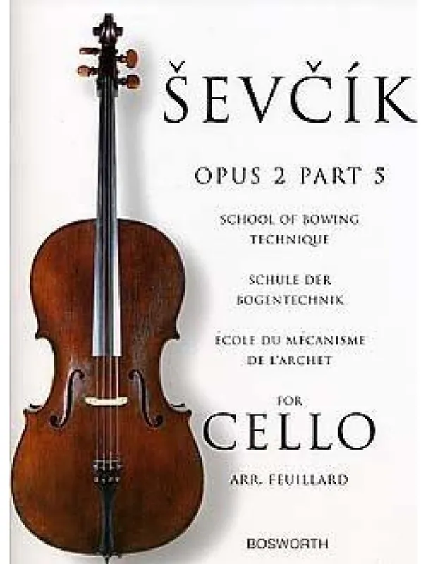 Ševčík Cello Studies School Of Bowing Technique Part 5 (noty na violoncello) Odeslání Ihned