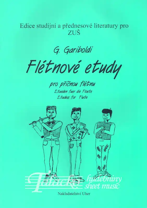 Flétnové etudy pro příčnou flétnu Nejlepší Volba