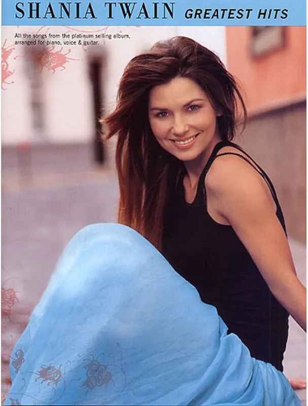Nejlepší Cena Shania Twain Greatest Hits (noty na klavír, zpěv, akordy na kytaru)