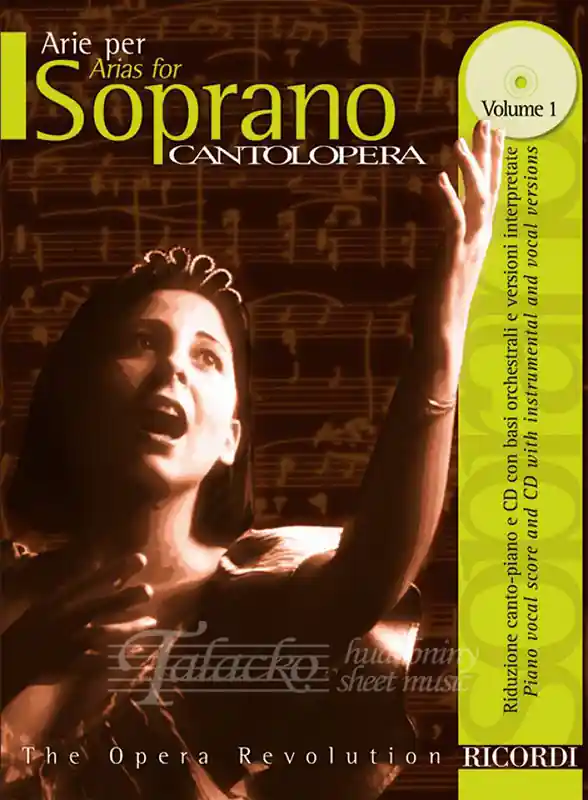 Cantolopera Arias for Soprano, vol.1 (Book+CD) Bezpečná Platba