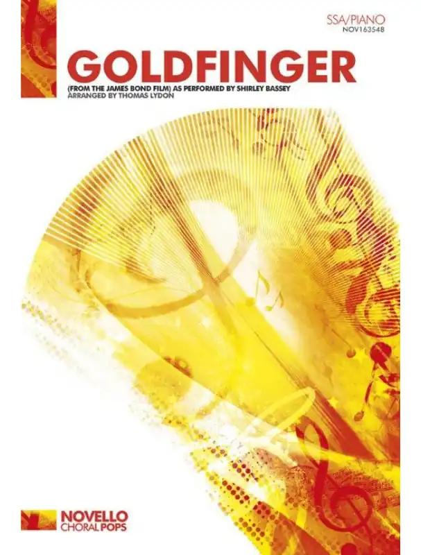 Aktuální Shirley Bassey Goldfinger - SSA (noty na sborový zpěv, klavír) - SADA 5 ks