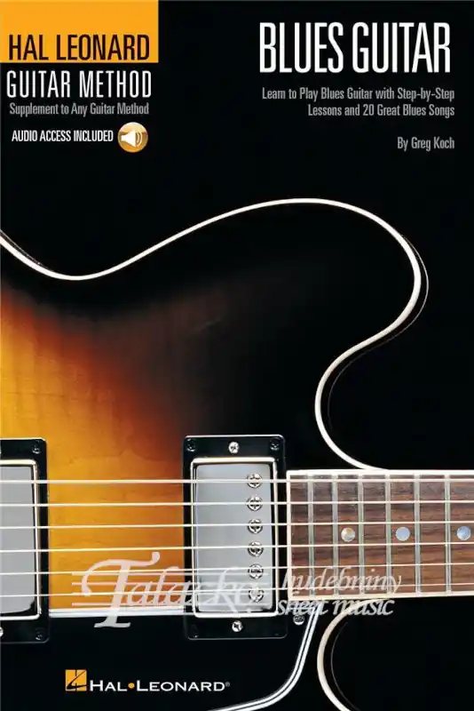 Značkový Hal Leonard Guitar Method - Blues Guitar (Book/Online Audio)
