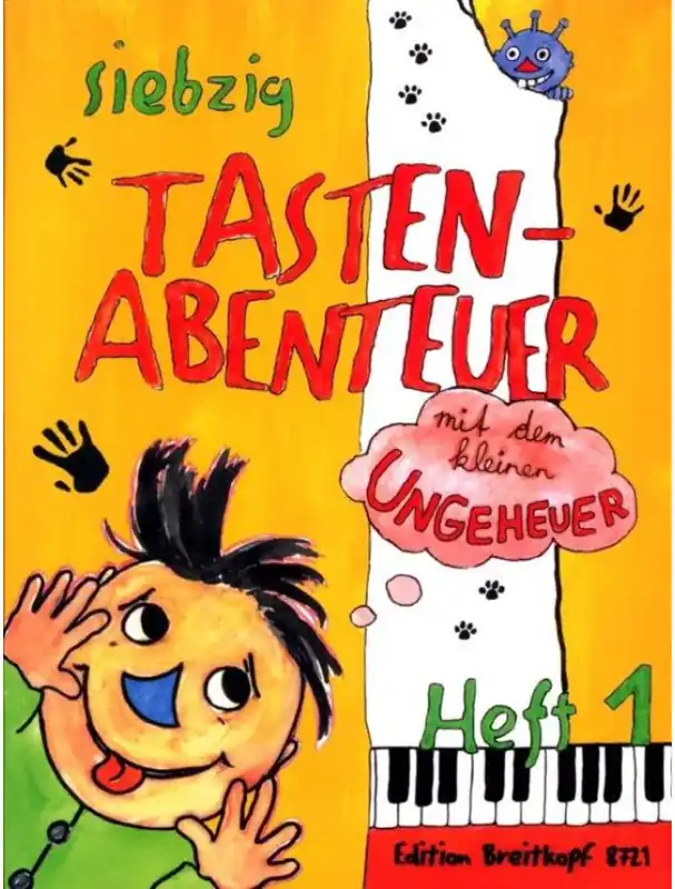 Siebzig Tastenabenteuer mit dem kleinen Ungeheuer 1 (noty na snadný klavír) Top Prodej