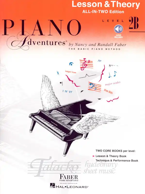 Speciální Cena Piano Adventures All-In-Two Edition Level 2B - Lesson/Theory Book