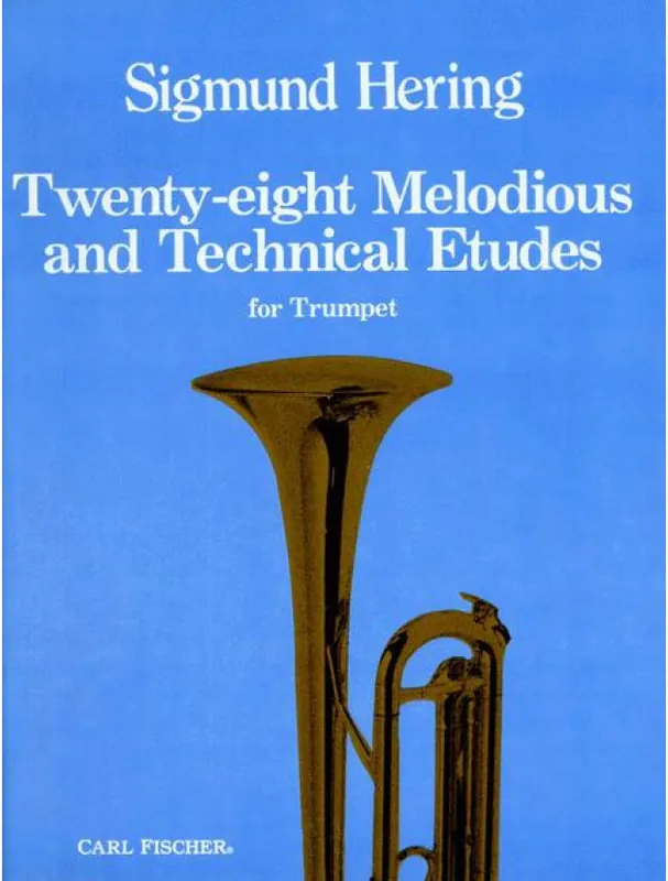 Vrácení Zdarma Sigmund Hering 28 Melodious & Technical Etudes (noty na trubku)