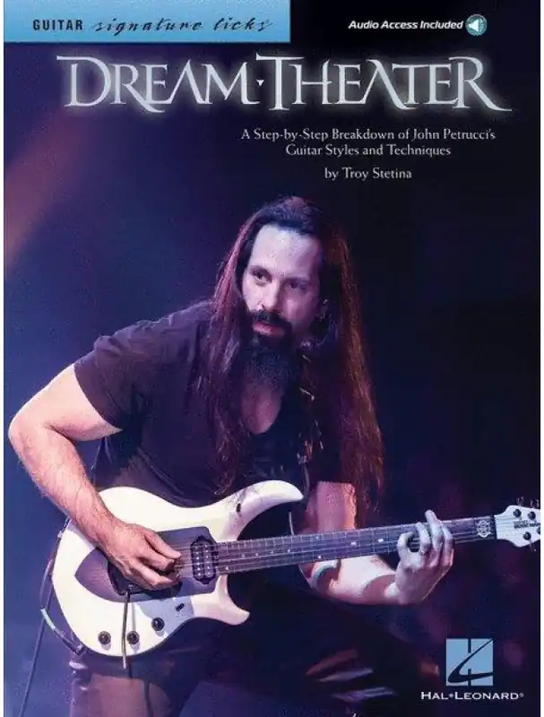 Poslední Šance Signature Licks Dream Theater (noty, tabulatury na kytaru) (+audio)