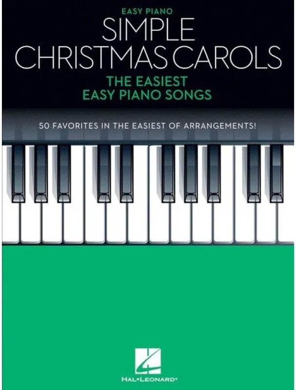 Značkový Simple Christmas Carols The Easiest Easy Piano Songs (noty na snadný sólo klavír)