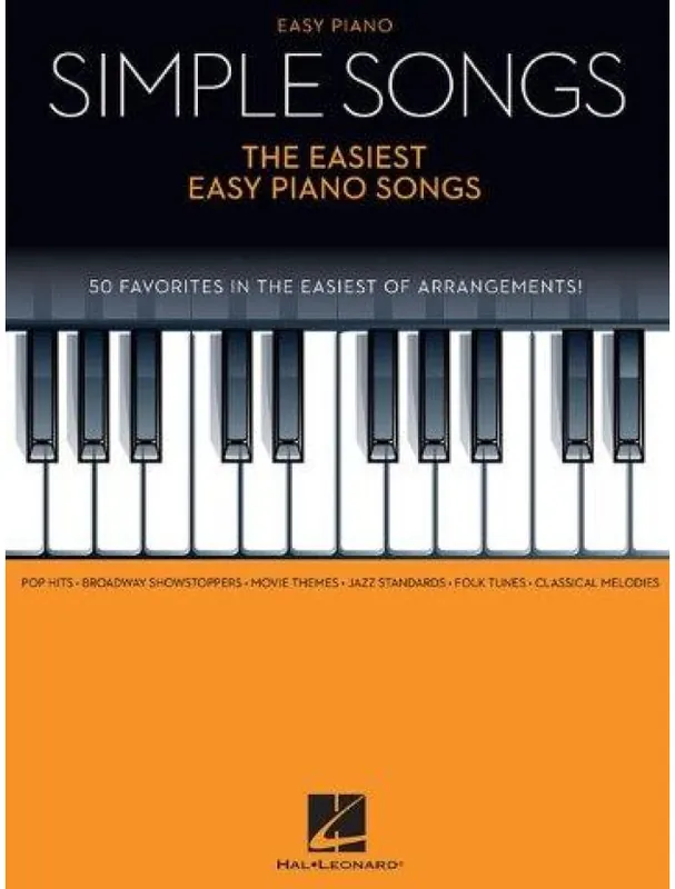 Hit Sezóny Simple Songs The Easiest Easy Piano Songs (noty na snadný sólo klavír)