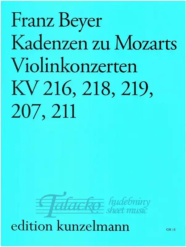 Bezpečná Platba Kadenzen Zu Mozarts Violinkonzerten