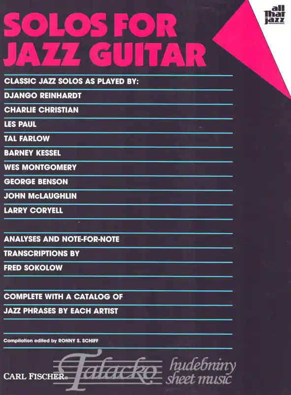 Tovární Cena Solos for Jazz Guitar