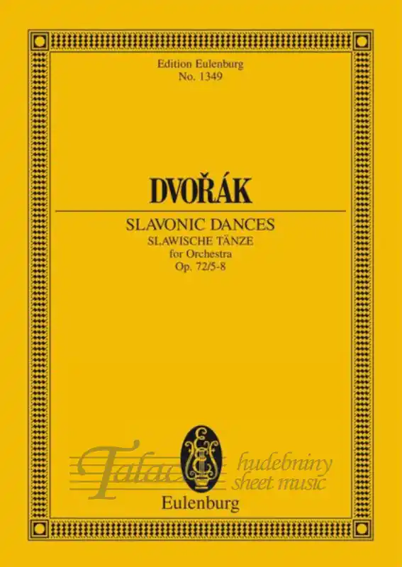 Omezená Nabídka Slavonic Dances Op. 72/5-8 for Orchestra