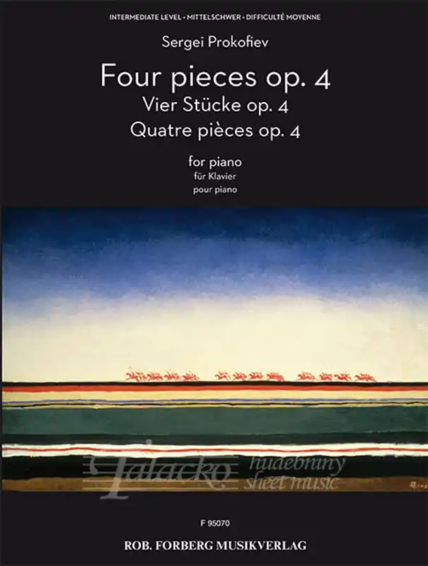 Koupit Online Four pieces op. 4 for Piano (Intermediate Level)