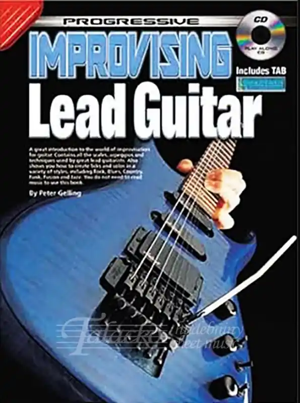 Vysoce Kvalitní Progressive Improvising Lead Guitar + CD