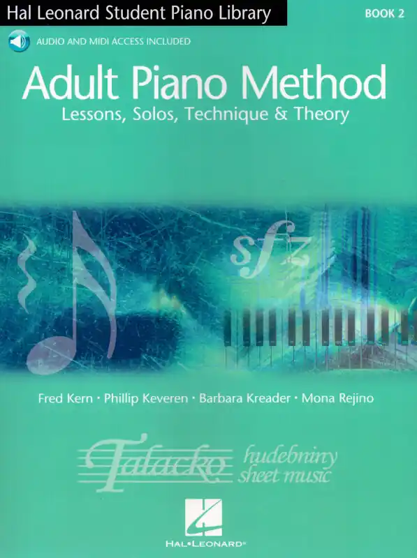 Hal Leonard Student Piano Library Adult Piano Method Book 2 (audio download) Novinka