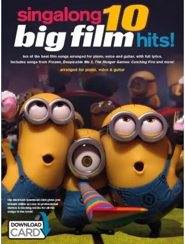 Singalong 10 Big Film Hits (noty na klavír, zpěv, akordy na kytaru) (+audio) Kup Teď