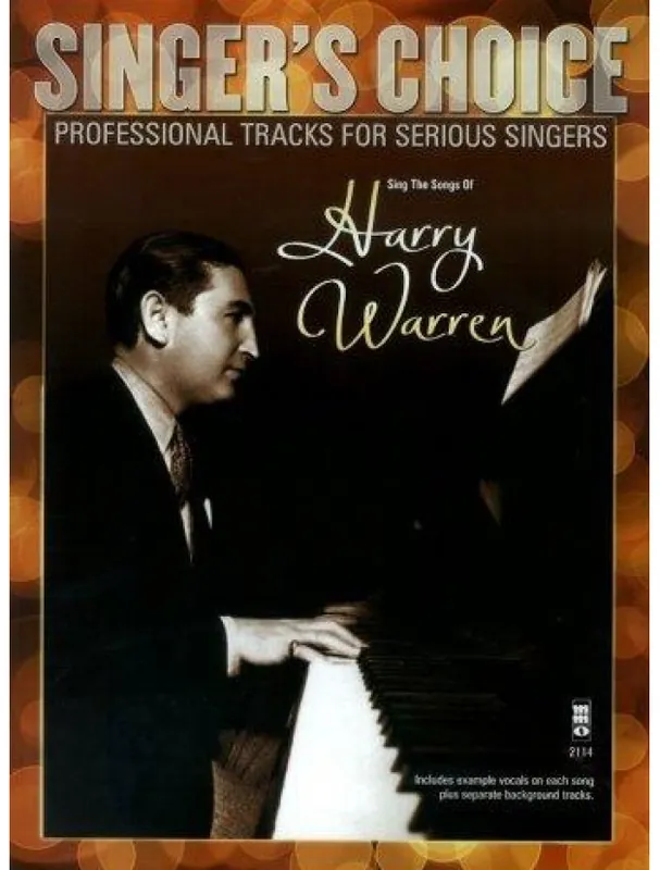 Novinka Singer‘s Choice Sing The Songs Of Harry Warren (noty na zpěv) (+audio)