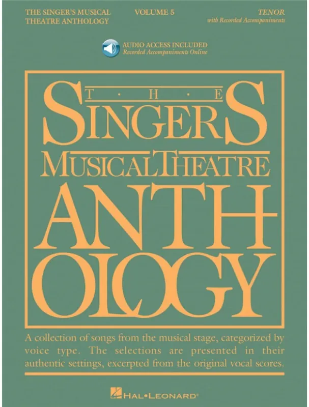 Expresní Doručení Singer‘s Musical Theatre Anthology - Tenor - Volume 5 (noty na klavír, zpěv)(+audio)