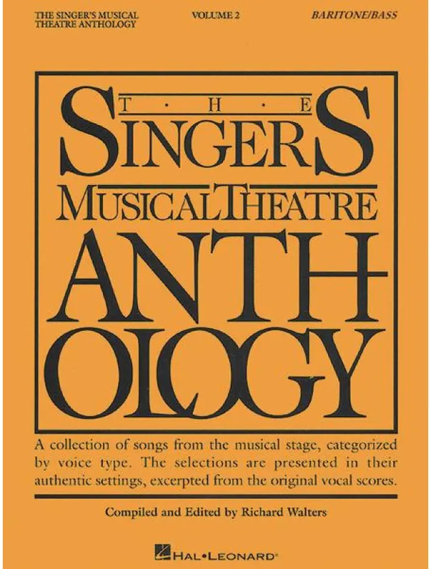 Časově Omezené Singer‘s Musical Theatre Anthology 2 (noty klavír, zpěv, baryton, bas)