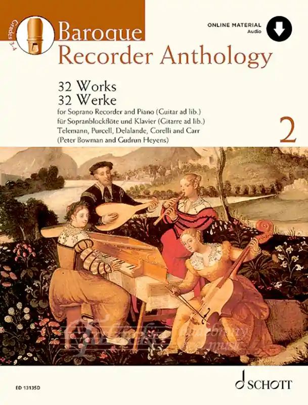 Vrácení Zdarma Baroque Recorder Anthology 2