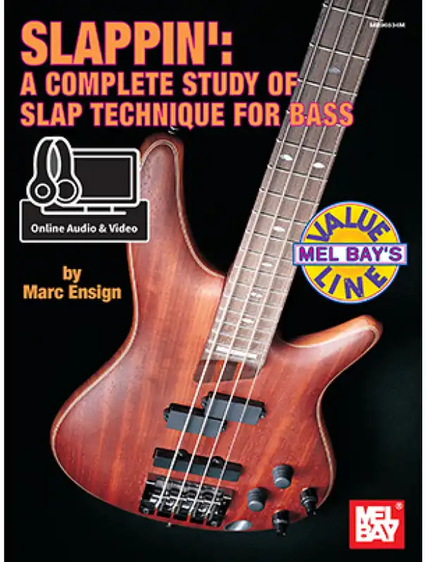 Slappin‘ A Complete Study of Slap Technique for Bass (noty, tabulatury na baskytaru)(+audio+video) Výhodná Nabídka