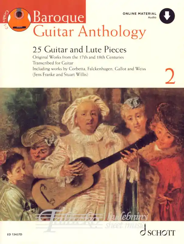 Baroque Guitar Anthology 2 + Online Audio Pouze Dnes
