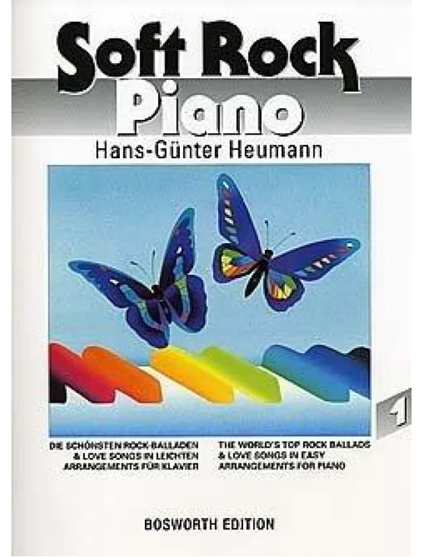 Nová Kolekce Soft Rock Piano 1 (noty na snadný sólo klavír)