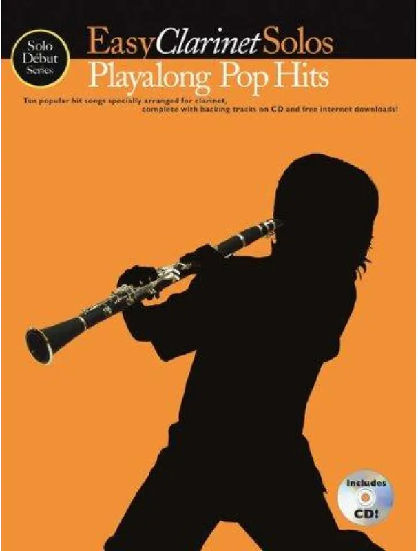 Solo Début Series Easy Clarinet Solos Playalong Pop Hits (noty, klarinet)(+audio) Vysoce Kvalitní