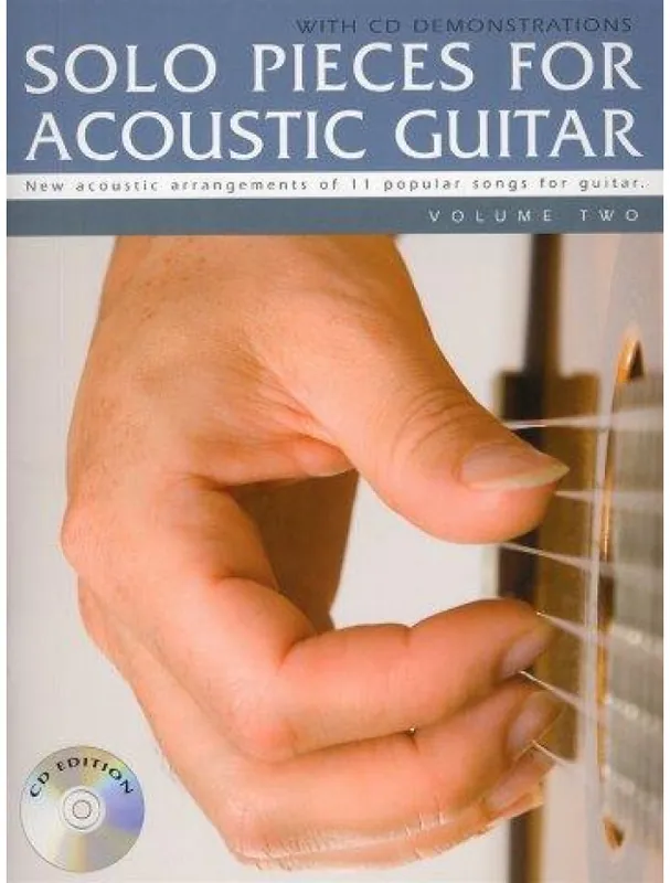 Jen Po Omezenou Doba Solo Pieces for Acoustic Guitar - Volume 2 (noty, tabulatury na kytaru) (+audio)