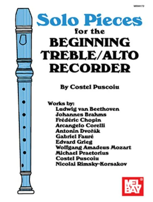 Omezená Nabídka Solo Pieces For The Beginning Treble/Alto Recorder (noty na zobcovou flétnu, klavír)
