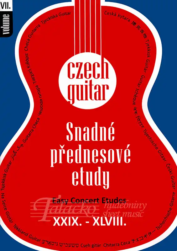 Akce Czech Guitar Volume VII Snadné přednesové etudy XXIX.-XLVIII.