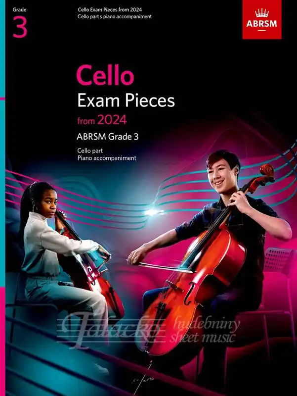 Cello Exam Pieces from 2024, ABRSM Grade 3 Rychlé Dodání