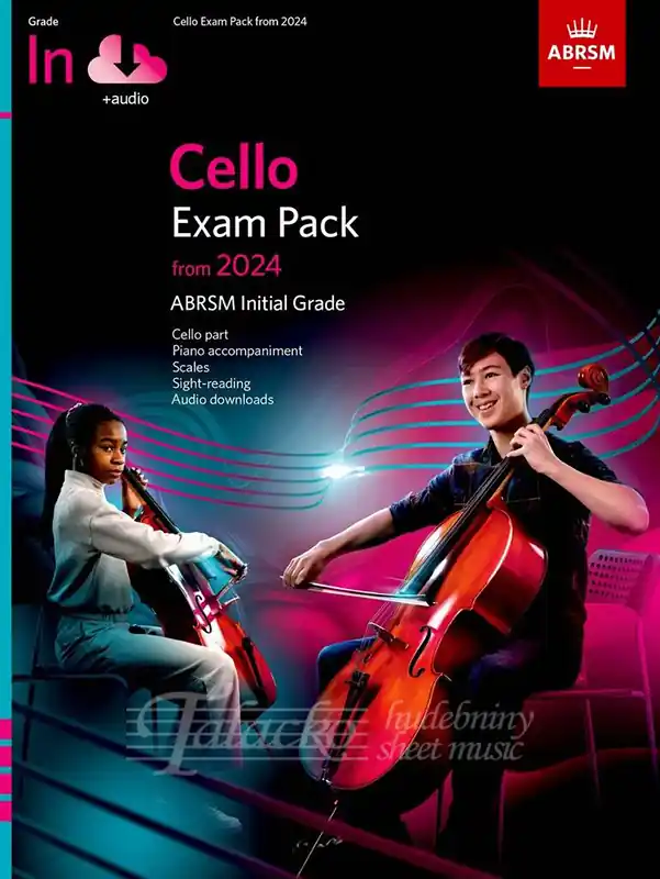 Pouze Dnes Cello Exam Pack from 2024, ABRSM Initial Grade