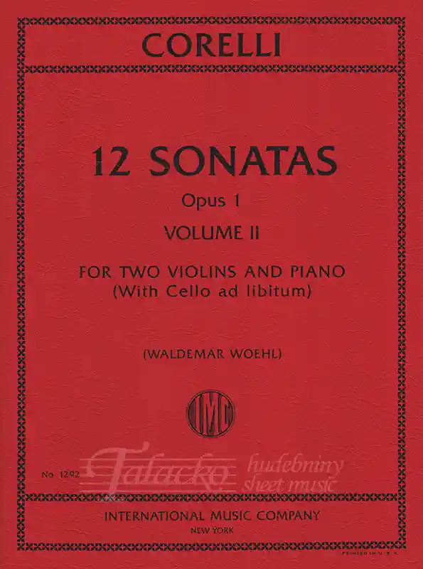 Objednat Nyní 12 Sonatas op. 1 - Vol. 2