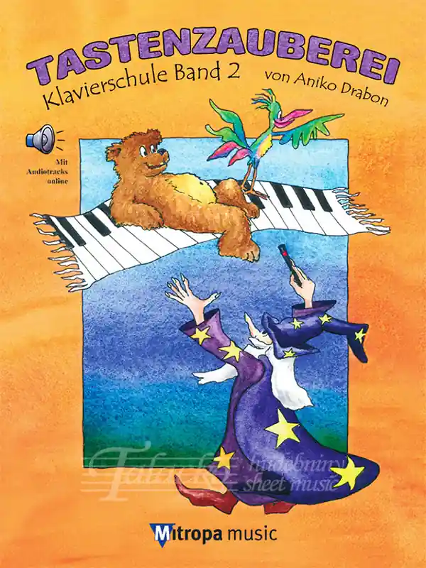 Tastenzauberei - Klavierschule Band 2 + audio online Originální