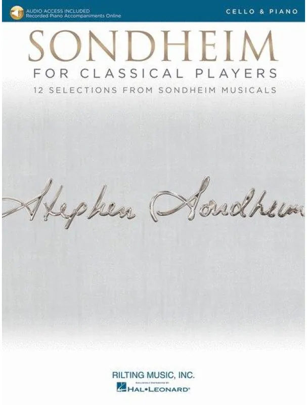 Super Cena Sondheim For Classical Players (noty na violoncello, klavír) (+audio)